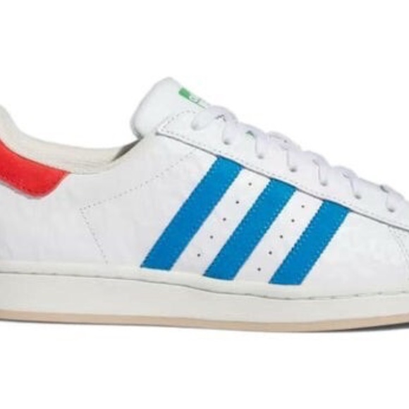 new men's 11.5 adidas originals superstar lux embossed shell toe ID7964 white - Picture 3 of 6